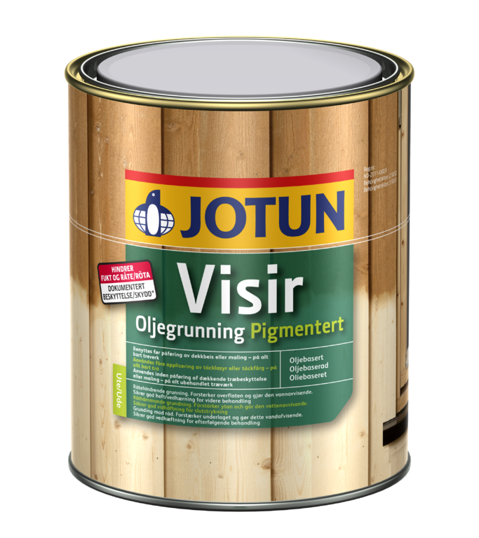 Visir Oljegrunning Pigmentert